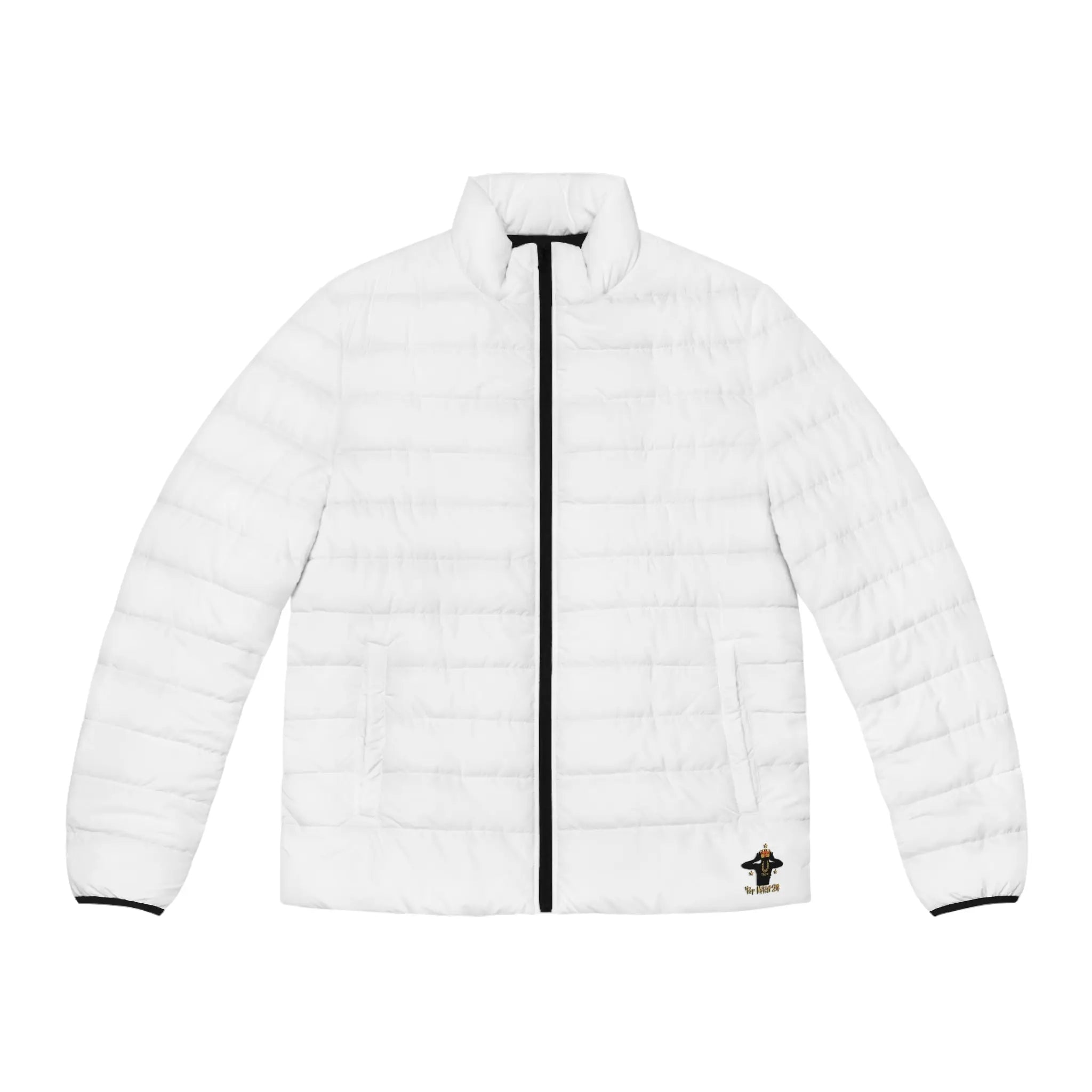 Customizable Top Notch 2K Logo Men's Puffer Jacket Printify