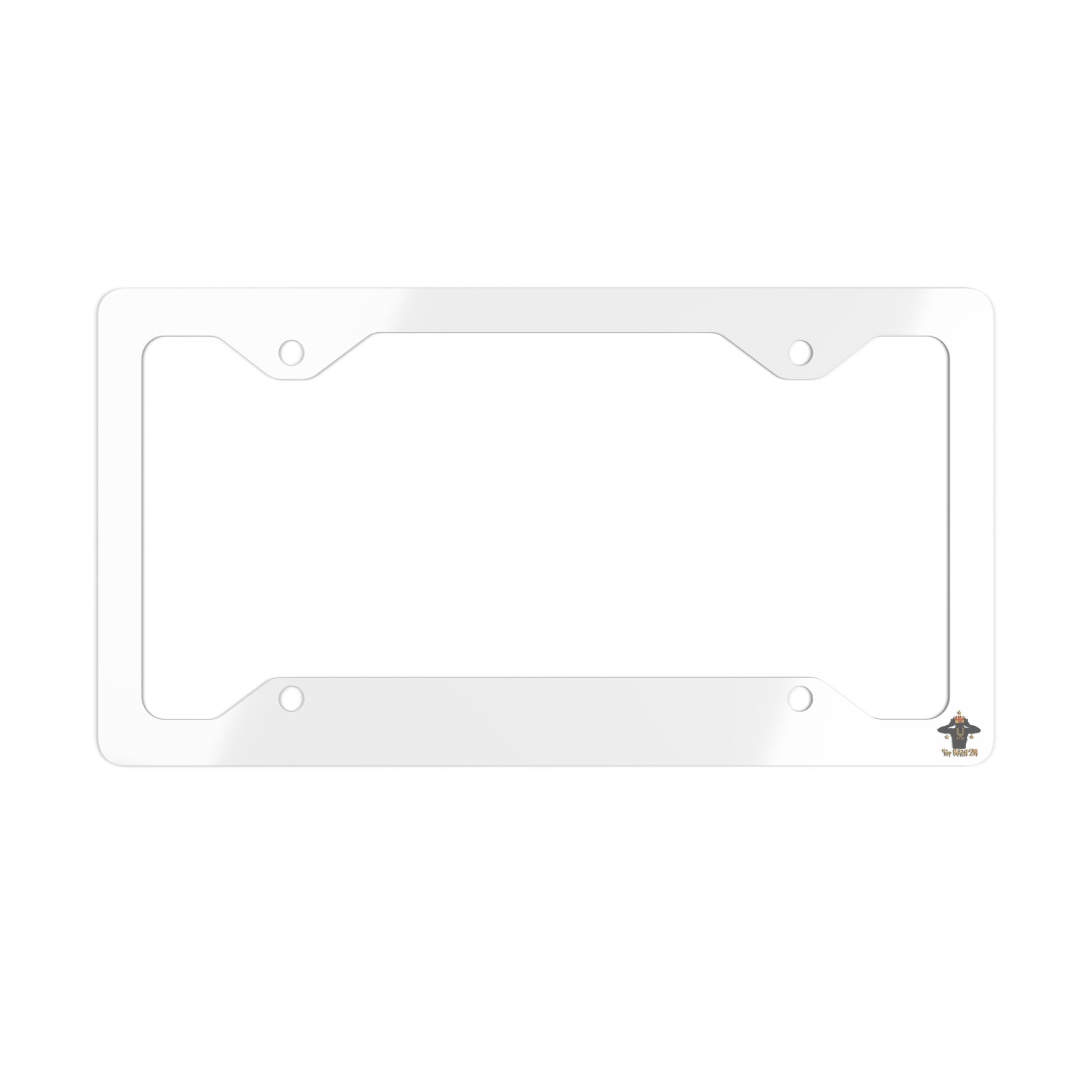 Customizable Top Notch 2k Metal License Plate Frame Printify