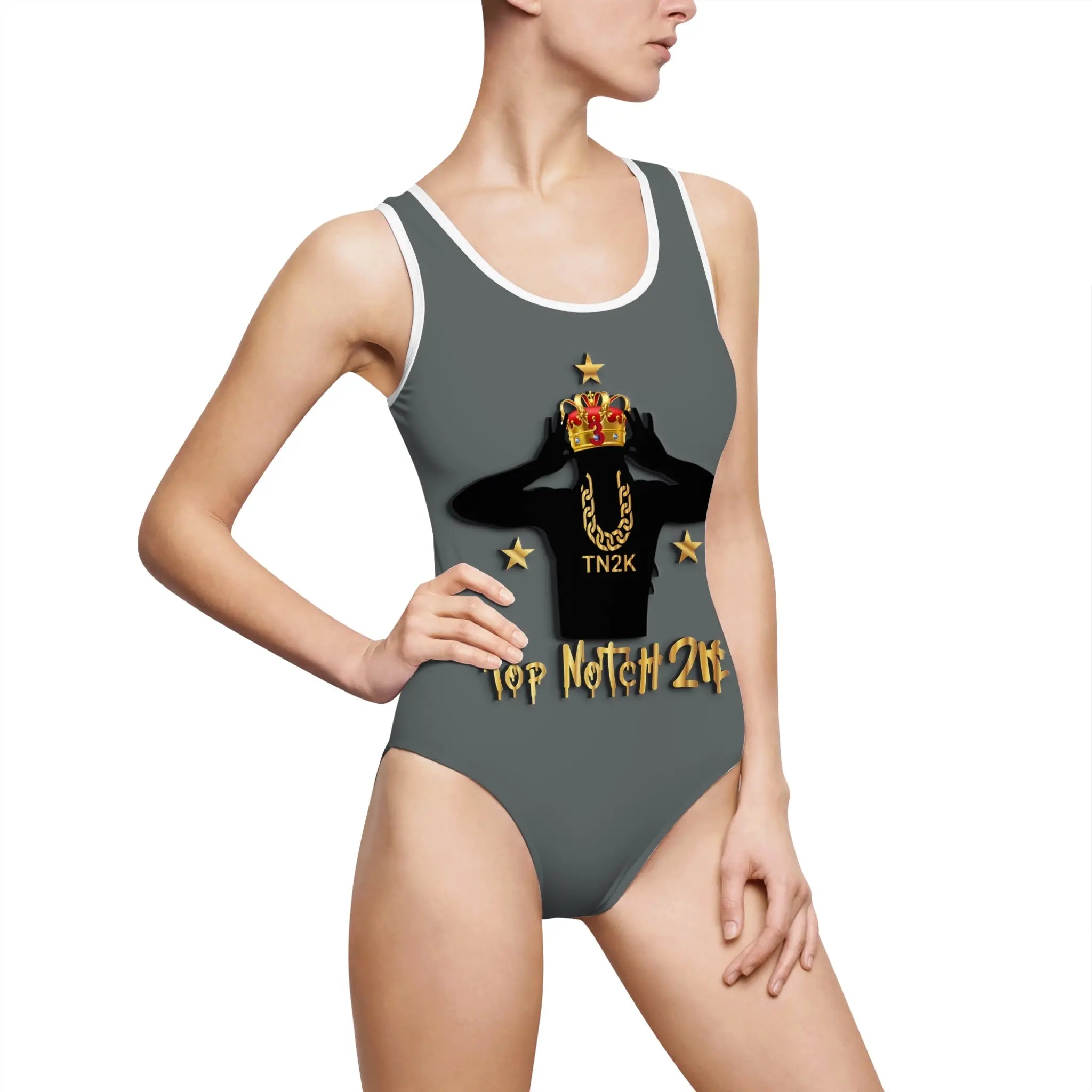 Women's Classic Top Notch 2K One-Piece Swimsuit Printify